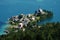 Settlement and church Maria Vert. Austria, Carinthia.