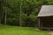 Settlers Cabin Cades Cove Valley in The Tennessee Smoky Mountains