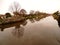 Seudre river near the town of Saujon in Charente maritime