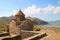 Sevanavank Monastic Complex on a Peninsula at the Northwestern Shore of Lake Sevan in Armenia