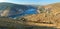 SEVASTOPOL, BALAKLAVA - OCTOBER 06, 2014: Panorama of Balaklava bay in autumn