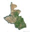 Sevastopol`, Ukraine - white solid. Sentinel-2 satellite