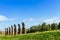 Seven Ahu Akivi Moai, which are the only Moai to face the sea. Easter Island