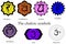 Seven Chakras isolated