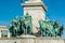 The Seven chieftains of the Magyars statues, Budapest