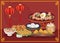 seven chinese food dishes scene