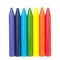 Seven Crayons isolated