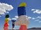 Seven Magic Mountains Art Exhibit Outside Vegas