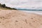 Seven Mile beach a pristine golden sand beach just outside of the city of Hobart in Tasmania, Australia