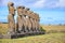 Seven Moai, Easter Island