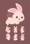 seven pink bunnies