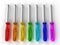 Seven screwdrivers with handles of colorful â„–1