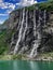 Seven Sisters Waterfall geirangerfjord Norway