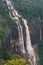 Seven Sisters waterfalls near the town of Cherrapunjee in Meghalaya