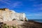 Seven Sisters white chalk cliffs near Seaford East Sussex South