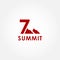Seven Summit Vector Design For Banner And Background