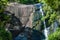 Seven Wells Waterfall in rainforest on tropical island Langkawi