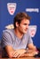 Seventeen times Grand Slam champion Roger Federer during press conference at Billie Jean King National Tennis Center