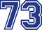 Seventy-three college number 73