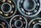 Several bearings for industrial design