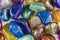 Several Beautiful and Colorful Crystal Stones