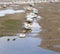 Several boats in harbor of Saint Gilles Croix de Vie, Vendee