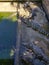 Several caged crocodiles bask in an enclosure near the Mekong Delta in Vietnam.