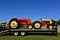 Several Cockshutt old restored tractors