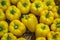 Several Delicious Yellow Peppers Close Up