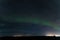 Several Faint Curtains of the Northern Lights