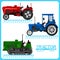 Several images of tractors.