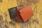 Several leather wallet