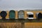 Several Old Rural Mailboxes