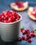 Several pomegranates peeled