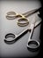 Several scissors operating theater aligned