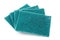 Several sheets of scrub sponge