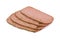 Several slices of turkey pastrami