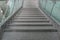 Several steps of granite stairs