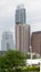 Several tall buildings in Austin Texas