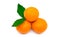 Several tangerine