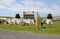 Several tents and flags set around the property during re-enactments of war, Fort Ontario, 2016