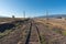 Several train tracks in a station in southern Spain