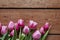 Several tulips in a wild mix valentines day present