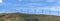 Several wind turbines and blue sky