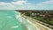 Severe beach erosion problem Florida 4k