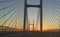 Severn crossing dawn sun