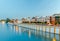 Sevilla. City embankment along the Guadalquivir.