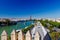 Sevilla. City embankment along the Guadalquivir.