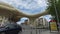 Seville, Andalucia, Spain - April 18, 2016: Metropol Parasol, wooden structure shaped like a giant mushroom