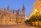 Seville - Cathedral de Santa Maria de la Sede with the Giralda bell tower in morning